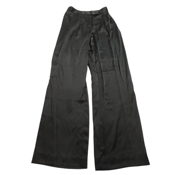 YAEL The Label Silk Pants in Black - Picture 1 of 5